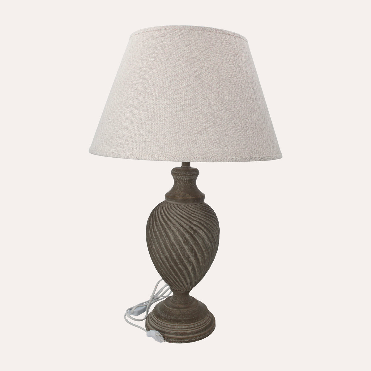 Lampada Attorcigliata con Paralume