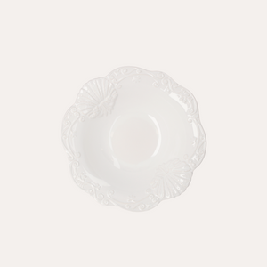 Schale aus weißer Keramikschale Ø35 x H18 cm