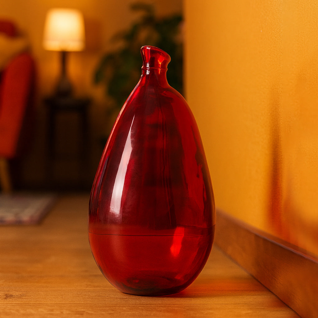 Red Glass Wineskin