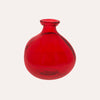 Decorative Glass Bowl (18x16cm) - Red