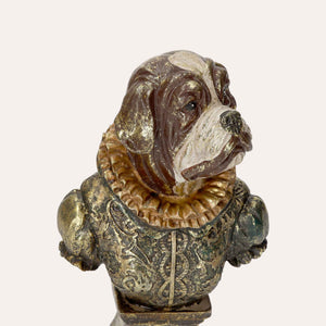 Busto de Bulldog en Resina – Escultura Decorativa para Hogar, Estudio o Tienda