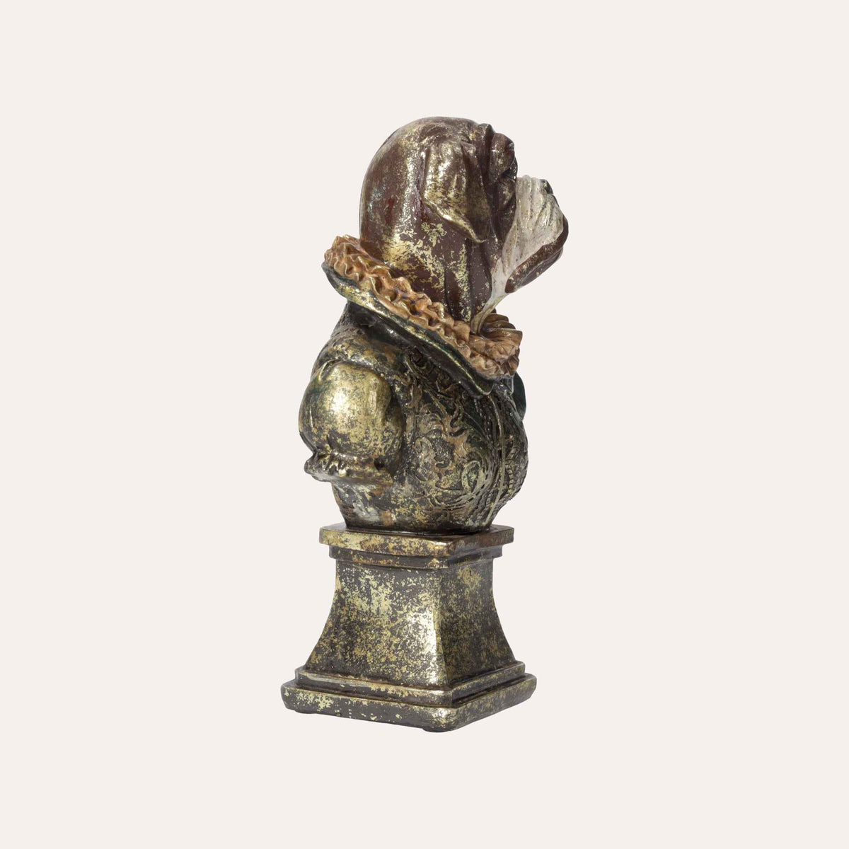 Busto de Bulldog en Resina – Escultura Decorativa para Hogar, Estudio o Tienda