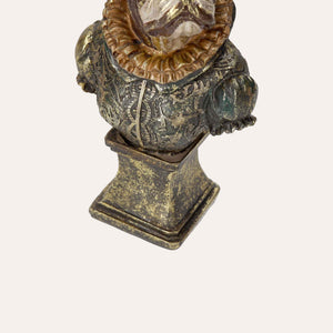 Busto de Bulldog en Resina – Escultura Decorativa para Hogar, Estudio o Tienda