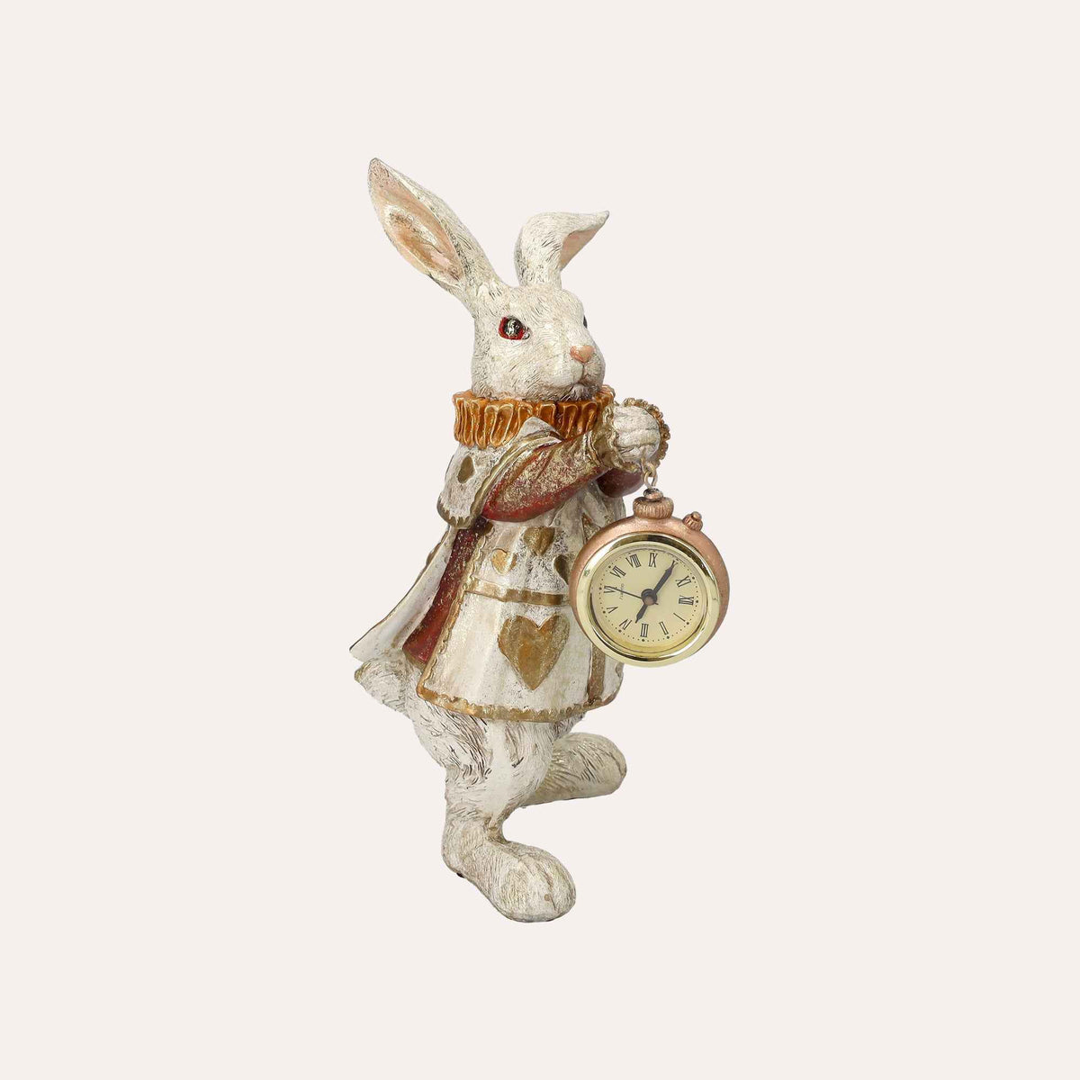 Coniglio decorativo vintage in resina