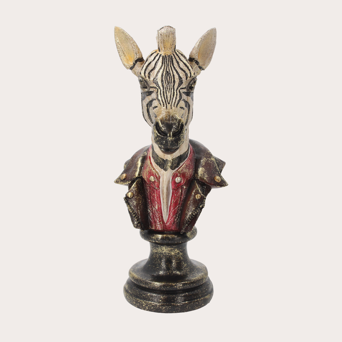 Busto di Zebra in Resina H. 56 cm