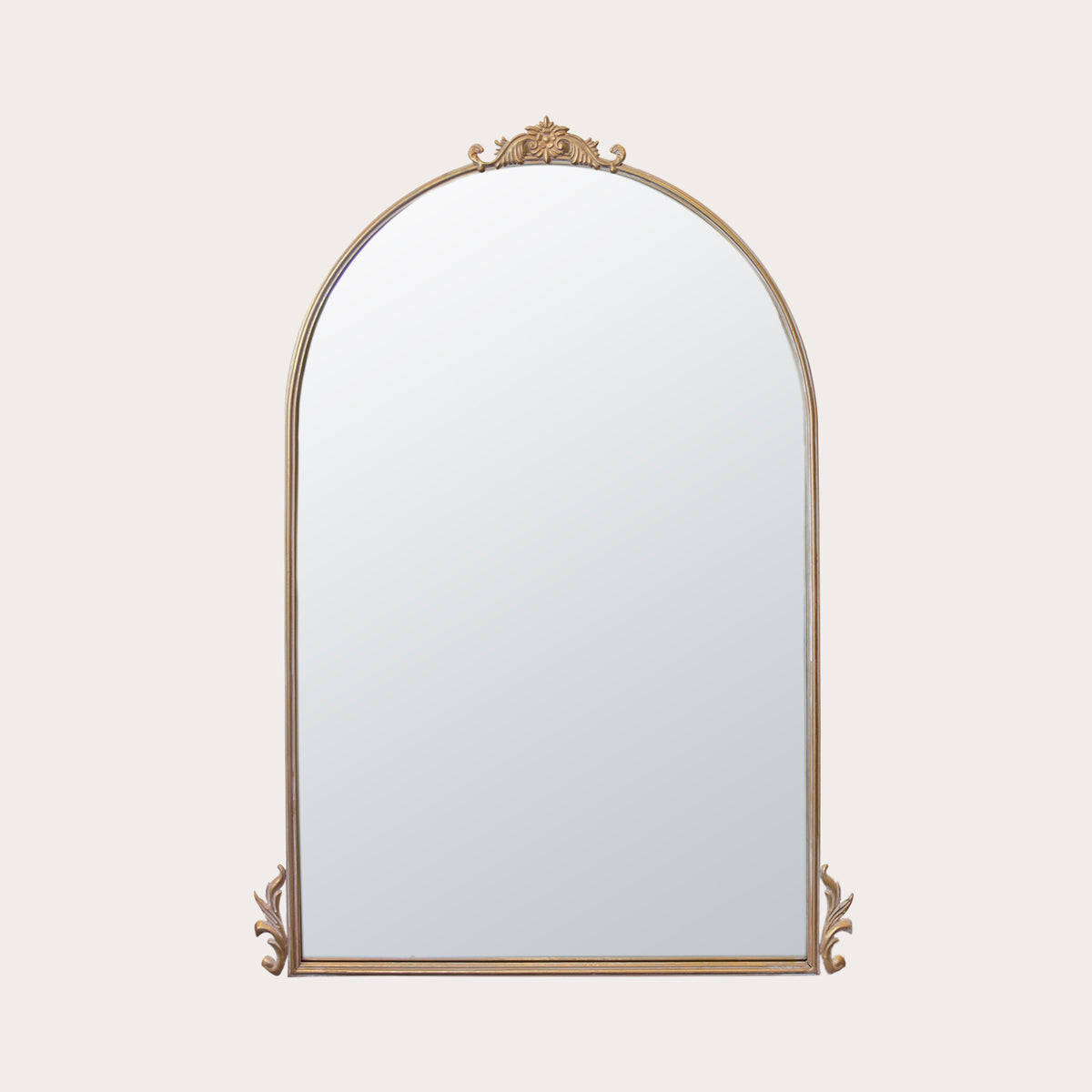 Specchiera con Cornice in Ferro Oro 90x125 cm