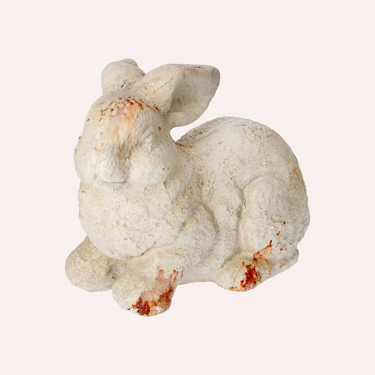 Conejito de Resina Beige H. 33 cm