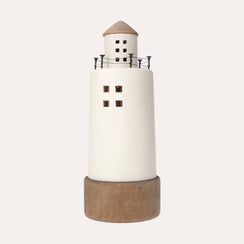 Faro de madera decorativo